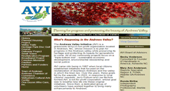 Desktop Screenshot of andrewsvalley.org
